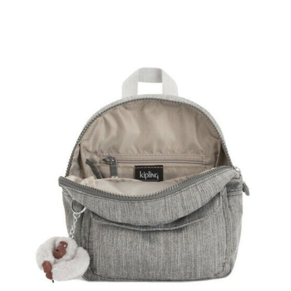 Kipling Rosalind Small Backpack Monkey Keychain - Picture 2 of 3